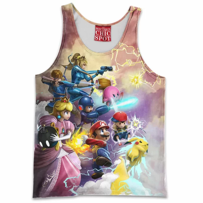 Mario Smash Bros Tank Top