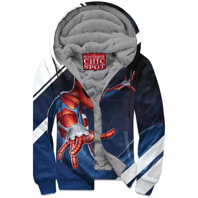 Spider-man Zip Fleece Hoodie