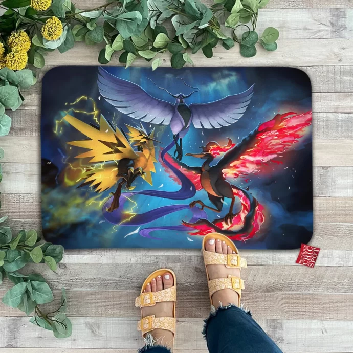 Icuno Zapdos Moltres Doormat