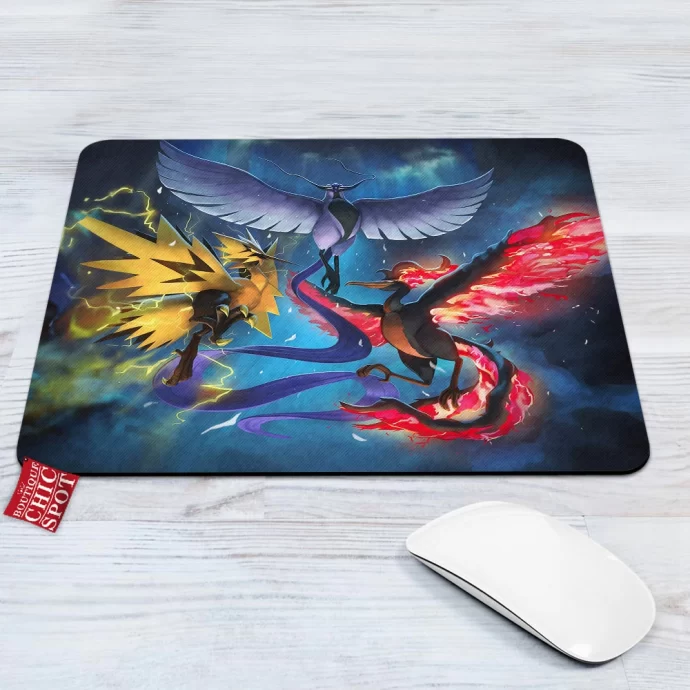 Icuno Zapdos Moltres Mouse Pad