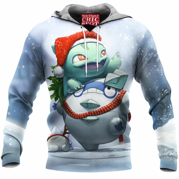 Bulbasaur Christmas Fleece Hoodie