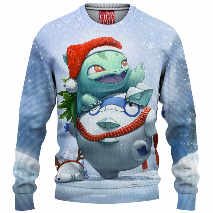 Bulbasaur Christmas Knitted Sweater