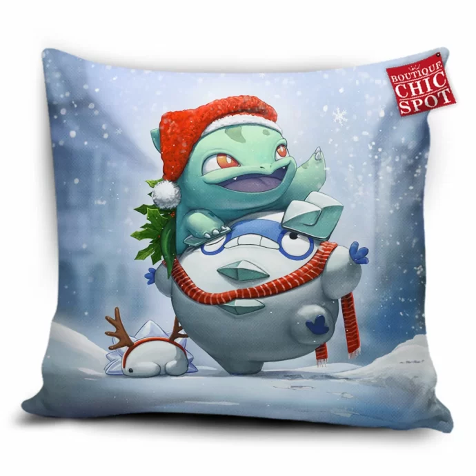 Bulbasaur Christmas Pillow Cover