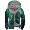 Anime Zip-Fleece-Hoodie, Pokemon Zip-Fleece-Hoodie, Psyduck Zip-Fleece-Hoodie