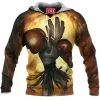Anime Fleece-Hoodie, Hitmonchan Fleece-Hoodie, Pokemon Fleece-Hoodie
