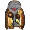 Anime Zip-Fleece-Hoodie, Hitmonchan Zip-Fleece-Hoodie, Pokemon Zip-Fleece-Hoodie