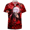 Anime Hawaiian-Shirt, Ken Kaneki Hawaiian-Shirt, Tokyo Ghoul Hawaiian-Shirt