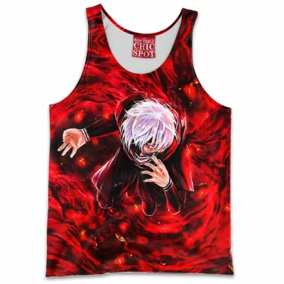 Anime Tank-Top, Ken Kaneki Tank-Top, Tokyo Ghoul Tank-Top