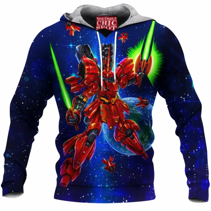 Msn-04 Sazabi The Gundam Fleece Hoodie