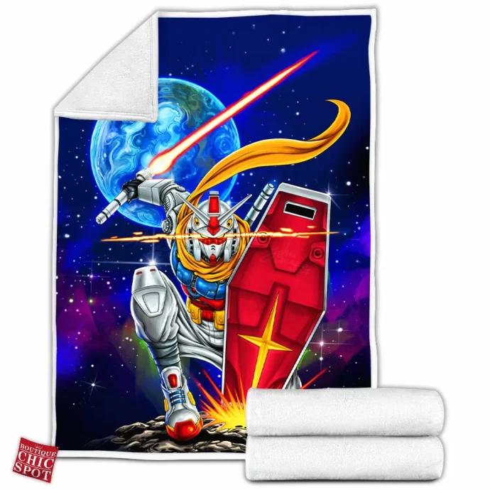 Rx-zeromaru The Gundam Fleece Blanket