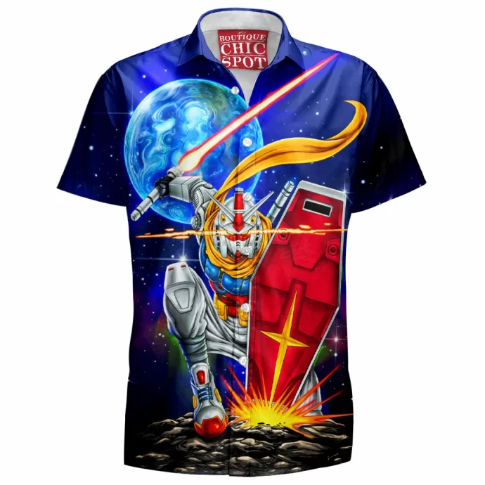 Rx-zeromaru The Gundam Hawaiian Shirt