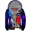 Anime Zip-Fleece-Hoodie, Gundam Zip-Fleece-Hoodie