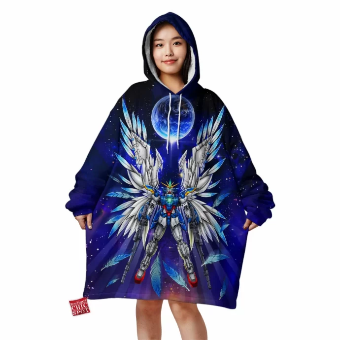 Wing Gundam Zero Blanket Hoodie