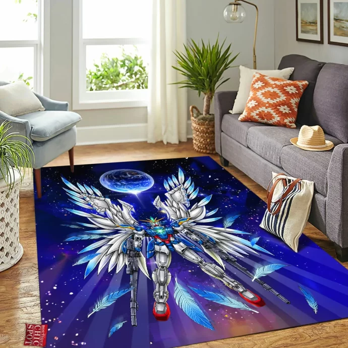 Wing Gundam Zero Rectangle Rug