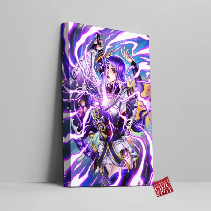 Raiden Shogun Canvas Wall Art