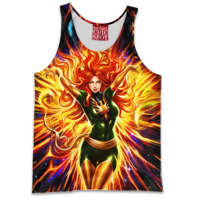 Comic Tank-Top, Phoenix Tank-Top, X-men Tank-Top