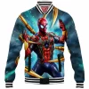 Comic Baseball-Jacket, Spider-man Baseball-Jacket
