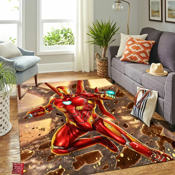 Iron Man Rectangle Rug