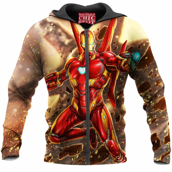 Iron Man Zip Hoodie