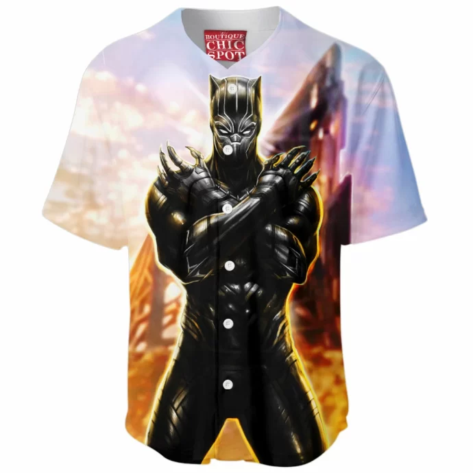 Black Panther Baseball Jersey