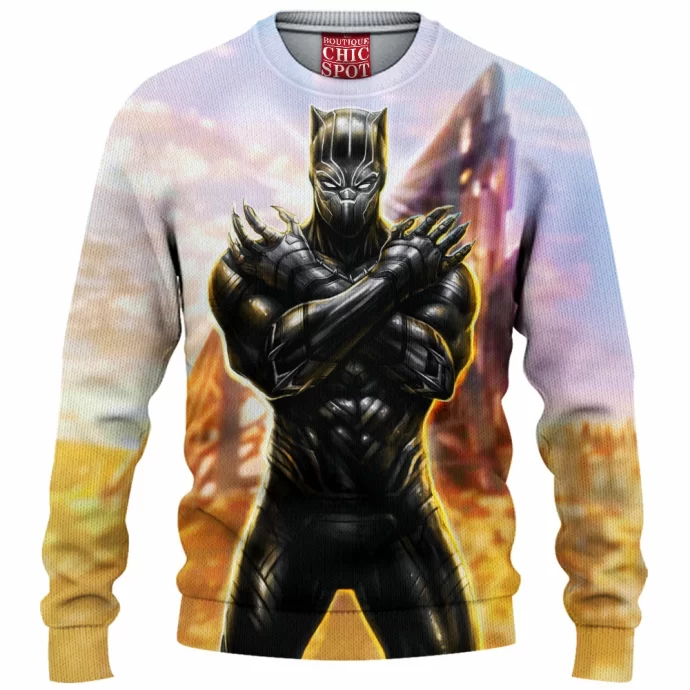 Black Panther Knitted Sweater