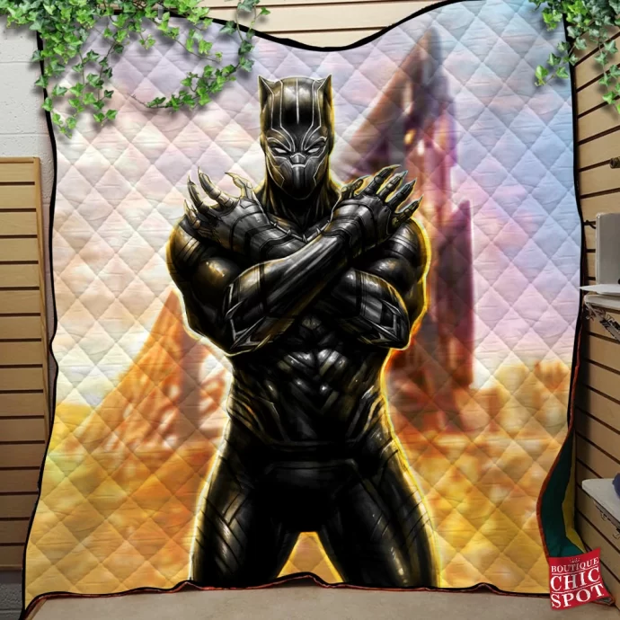 Black Panther Quilt Blanket