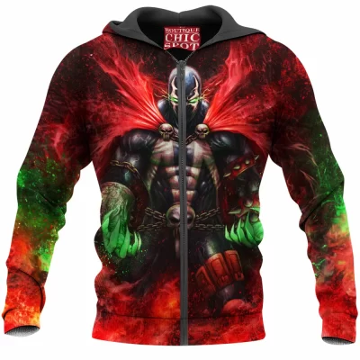Comic Zip-Hoodie, Spawn Zip-Hoodie
