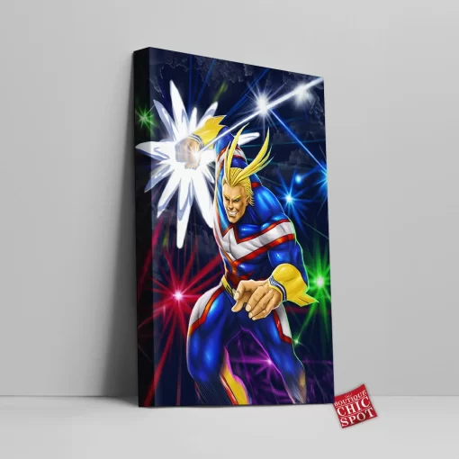 All Might Canvas Wall Art