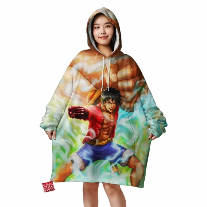 Monkey D Luffy Blanket Hoodie