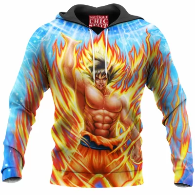 Goku Hoodie, Anime Hoodie, Dragon Ball Hoodie
