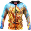 Goku Zip-Hoodie, Anime Zip-Hoodie, Dragon Ball Zip-Hoodie