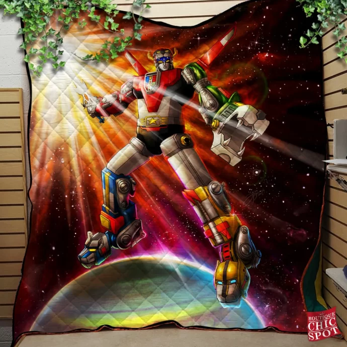 Voltron Quilt Blanket