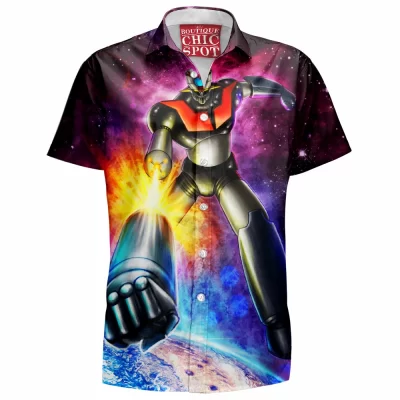 Anime Hawaiian-Shirt, Mazinger Z Hawaiian-Shirt