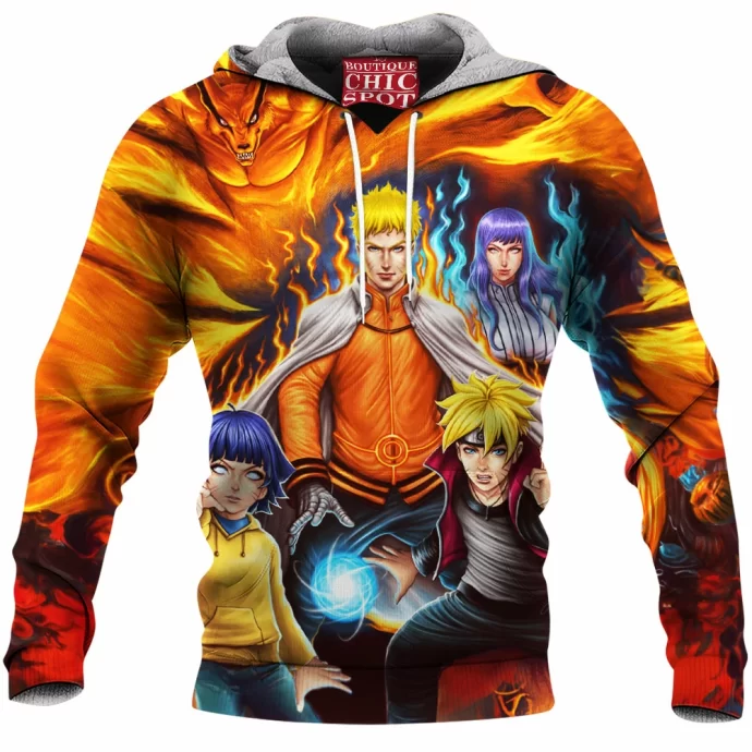 The Naruto Uzumaki Family Fleece Hoodie