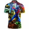Comic Polo Shirt, Spider-man Polo Shirt