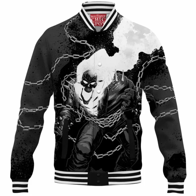 Ghost Rider Baseball Jacket