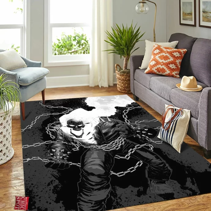 Ghost Rider Rectangle Rug