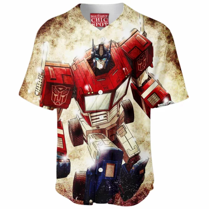 Optimus Prime Baseball Jersey