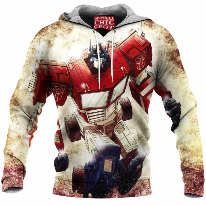 Optimus Prime Fleece Hoodie