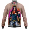Android 17 Baseball-Jacket, Anime Baseball-Jacket, Dragon Ball Baseball-Jacket