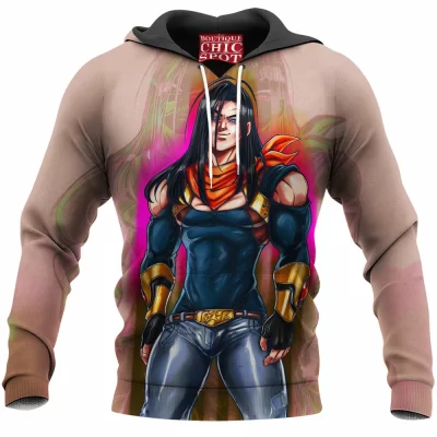 Android 17 Hoodie, Anime Hoodie, Dragon Ball Hoodie