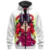 Anime Zip-Fleece-Hoodie, Dragon Ball Zip-Fleece-Hoodie, Super Saiyan Zip-Fleece-Hoodie, Broly Zip-Fleece-Hoodie
