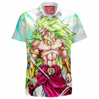 Anime Hawaiian-Shirt, Dragon Ball Hawaiian-Shirt, Super Saiyan Hawaiian-Shirt, Broly Hawaiian-Shirt