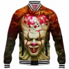 Horror Baseball-Jacket, Pennywise Baseball-Jacket