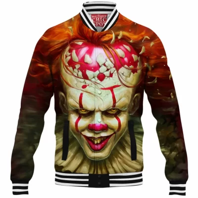 Horror Baseball-Jacket, Pennywise Baseball-Jacket