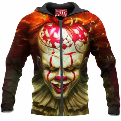 Horror Zip-Hoodie, Pennywise Zip-Hoodie