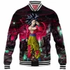 Anime Baseball-Jacket, Dragon Ball Baseball-Jacket, GoKu Baseball-Jacket, Super Saiyan 4 Baseball-Jacket