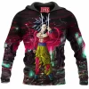 Anime Hoodie, Dragon Ball Hoodie, GoKu Hoodie, Super Saiyan 4 Hoodie