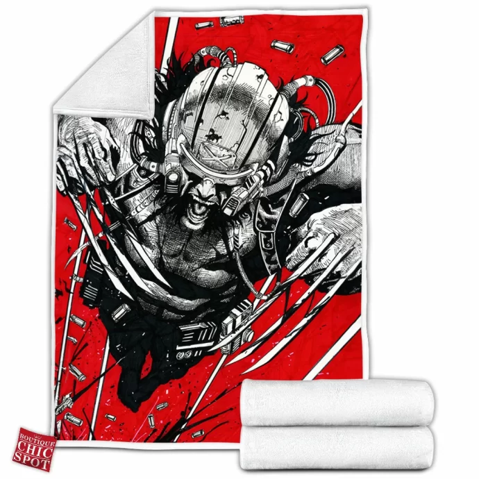 Wolverine Fleece Blanket