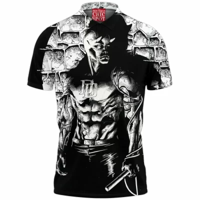 Comic Polo Shirt, Daredevil Polo Shirt